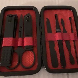 7Pcs Nail Care, Personal Manicure & Pedicure Travel Set, Grooming Kit Men/Women